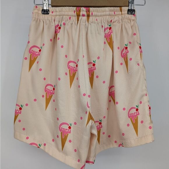 Cream Ice Cream gucci Print Shorts - Picture 3 of 6